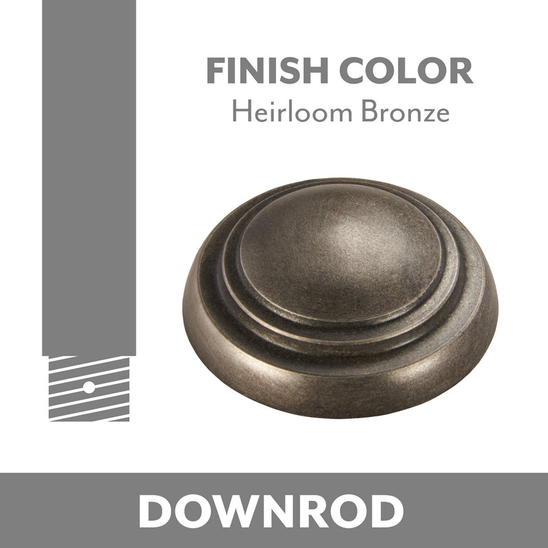 Minka Aire DR500-HBZ Ceiling Fan Downrod Coupler, Heirloom Bronze