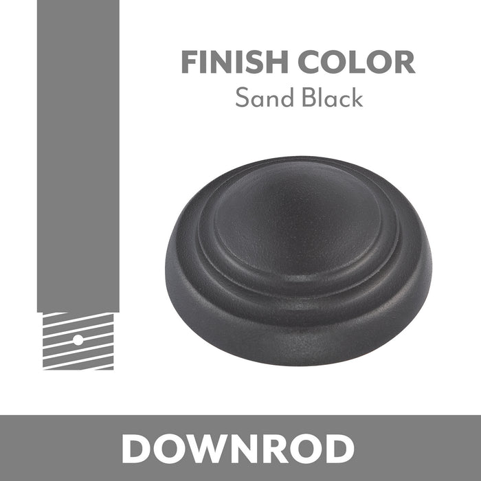 Minka Aire DR510-SDBK Ceiling Fan Downrod, Sand Black