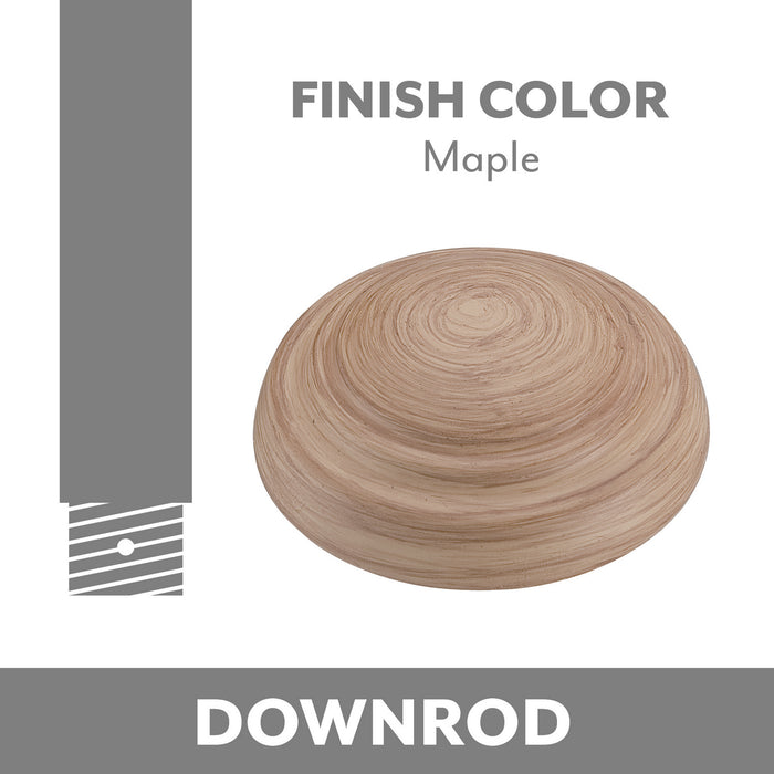 Minka Aire DR518-MP Ceiling Fan Downrod, Maple
