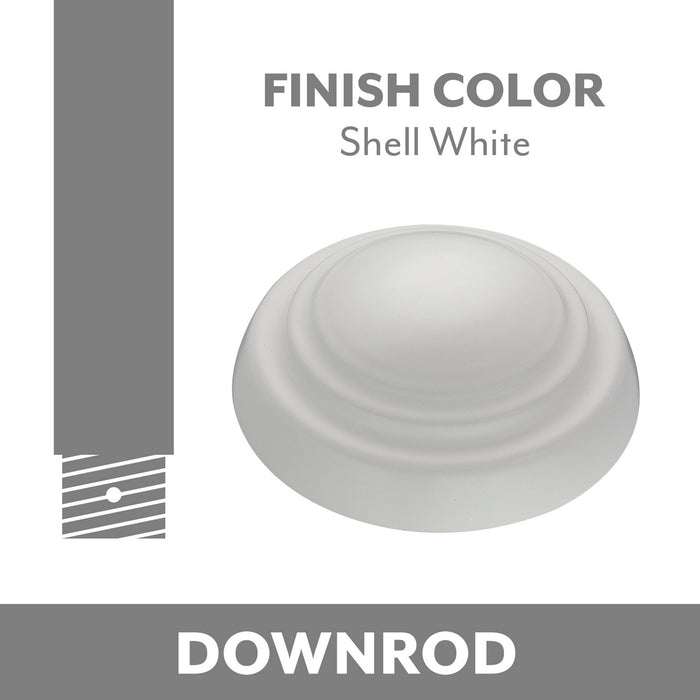Minka Aire DR518-SWH Ceiling Fan Downrod, Shell White