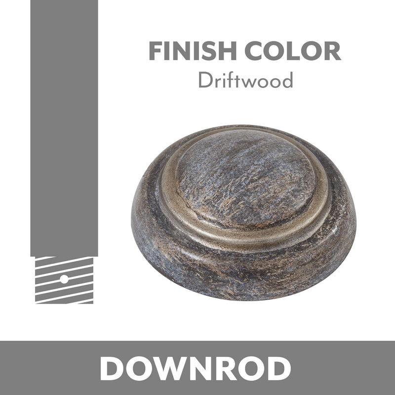 Minka Aire DR536-DRFF Ceiling Fan Downrod, Driftwood