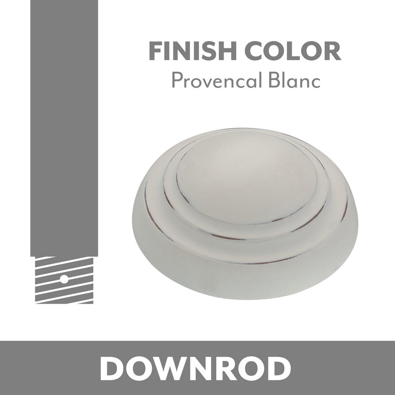 Minka Aire DR548-PBL Ceiling Fan Downrod, Provencal Blanc