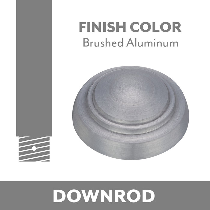 Minka Aire DR560-ABDD Ceiling Fan Downrod, Brushed Aluminum