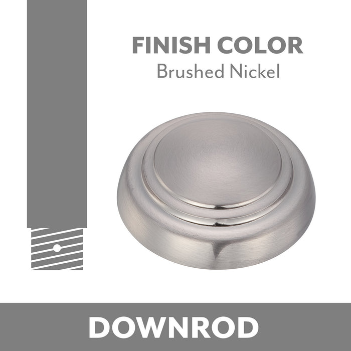 Minka Aire DR572-BN Ceiling Fan Downrod, Brushed Nickel