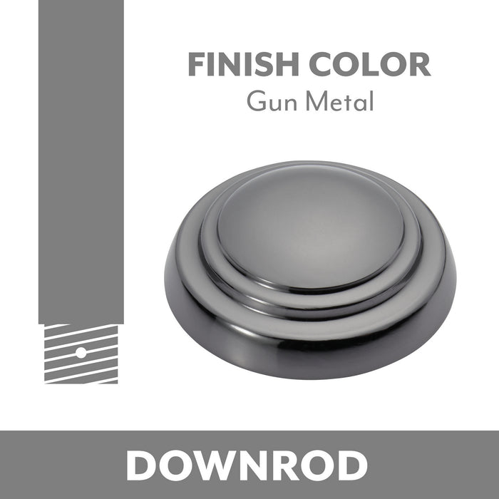 Minka Aire DR572-GM Ceiling Fan Downrod, Gun Metal