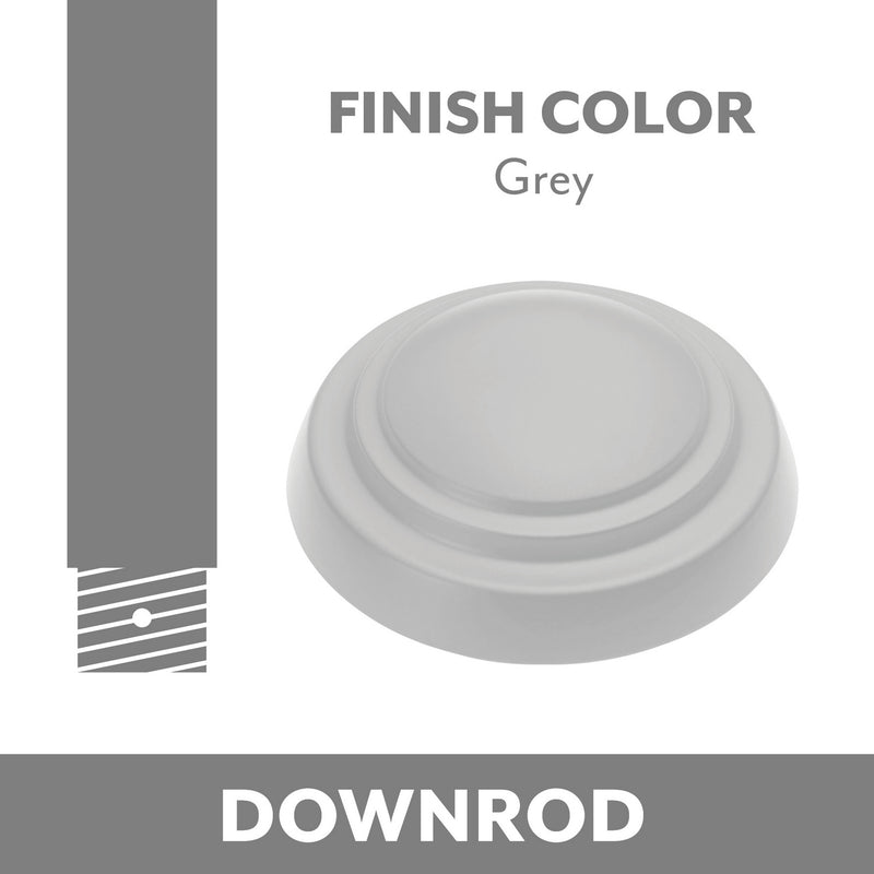 Minka Aire DR572-GRY Ceiling Fan Downrod, Grey