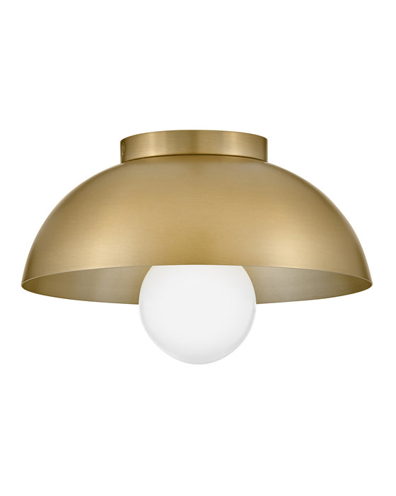 Lark 83301LCB LED Flush Mount, Lacquered Brass