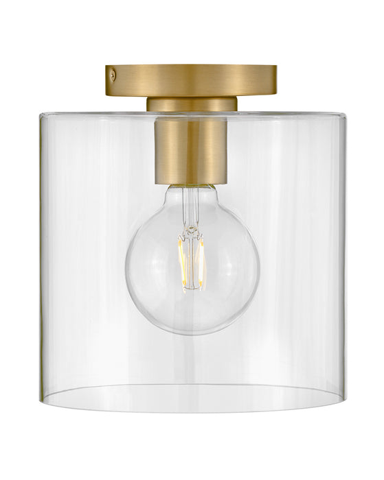 Lark 83531LCB LED Flush Mount, Lacquered Brass