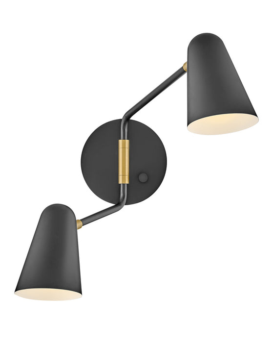 Lark 83542BK LED Wall Sconce, Black