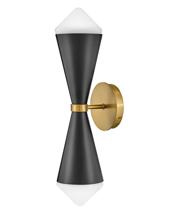 Lark 84122BK LED Wall Sconce, Black