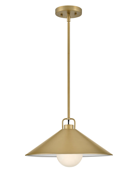 Lark 84437LCB LED Pendant, Lacquered Brass