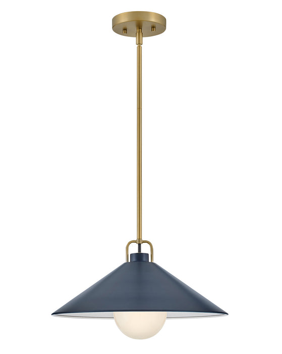 Lark 84437LCB-MV LED Pendant, Lacquered Brass