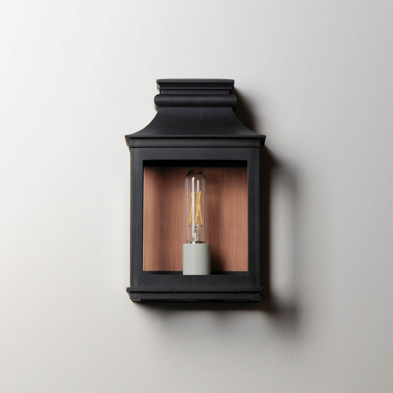 Maxim 40912CLACPBO One Light Outdoor Wall Sconce, Antique Copper / Black Oxide