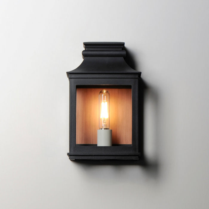 Maxim 40912CLACPBO One Light Outdoor Wall Sconce, Antique Copper / Black Oxide