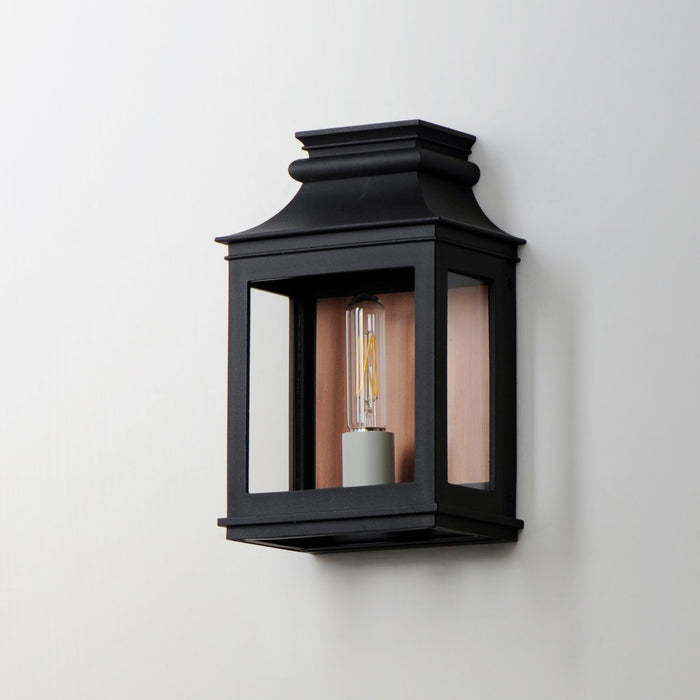 Maxim 40912CLACPBO One Light Outdoor Wall Sconce, Antique Copper / Black Oxide