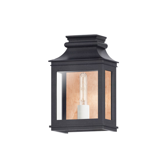 Maxim 40912CLACPBO One Light Outdoor Wall Sconce, Antique Copper / Black Oxide