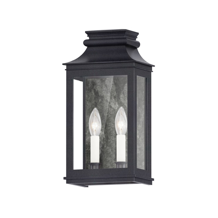 Maxim 40914CLBO Two Light Outdoor Wall Sconce, Black Oxide