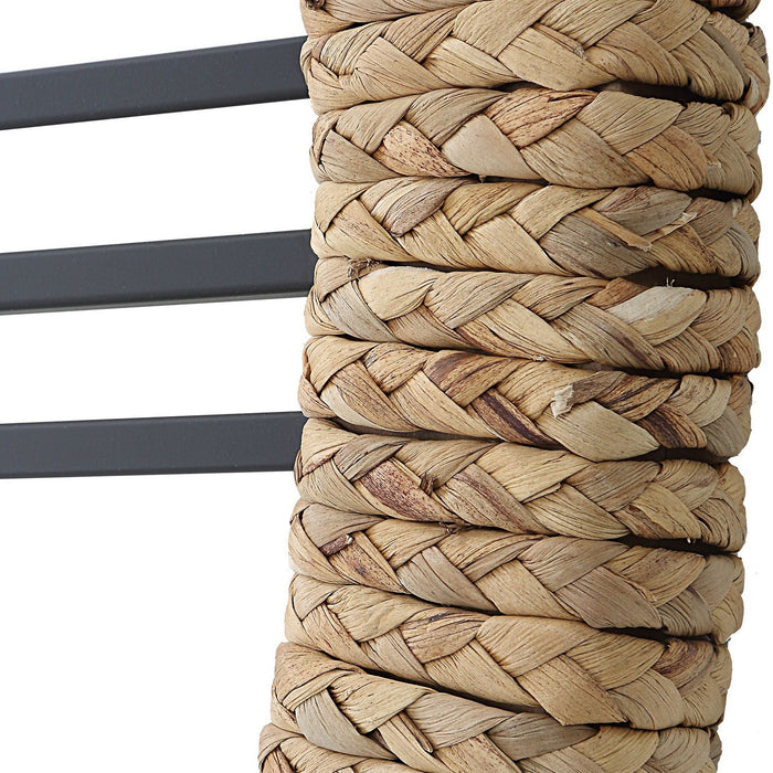 Uttermost 06464 Wall Clock, Braided Banana Leaf