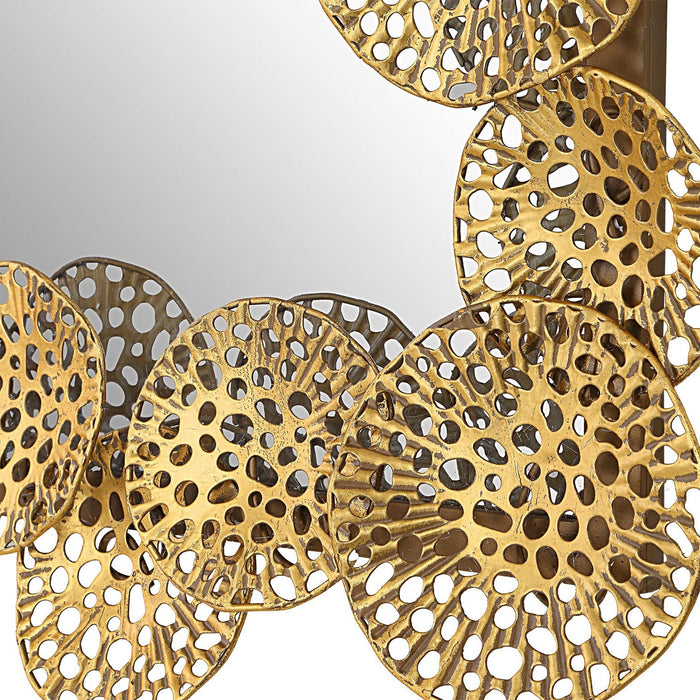 Uttermost 09815 Mirror, Rich Gold