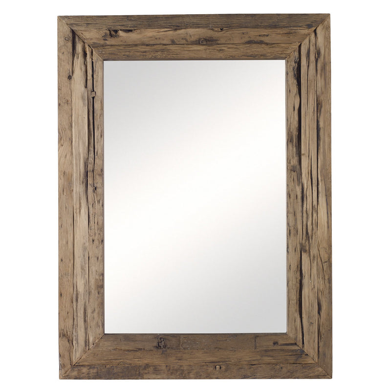Uttermost 09816 Mirror, Rustic Pine Wood