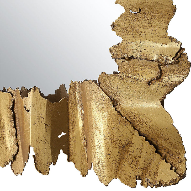 Uttermost 09825 Mirror, Antique Gold