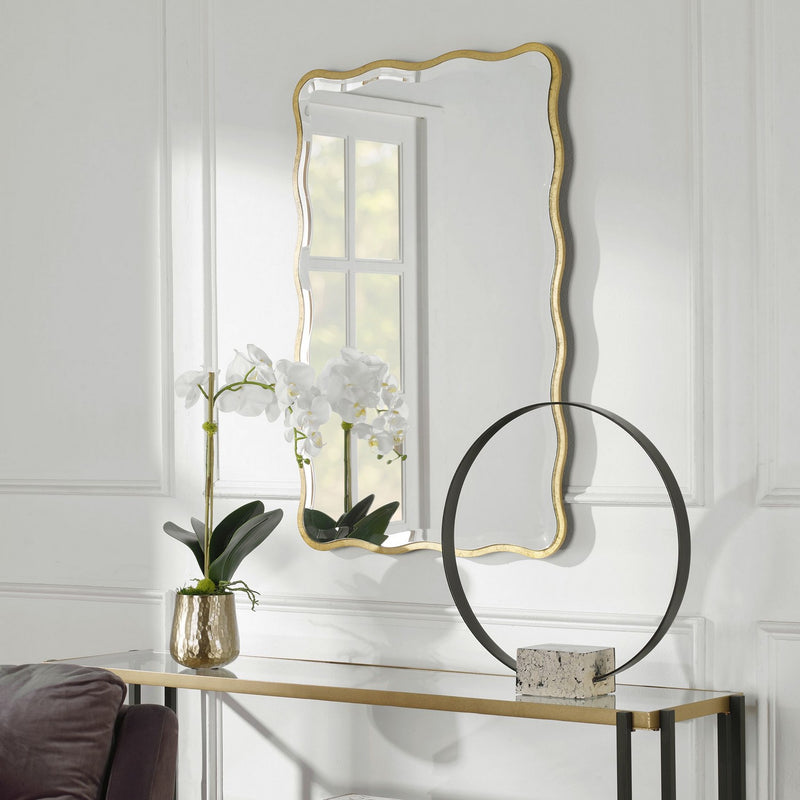 Uttermost 09827 Mirror, Aged Gold