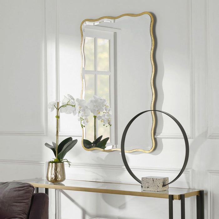 Uttermost 09827 Mirror, Aged Gold