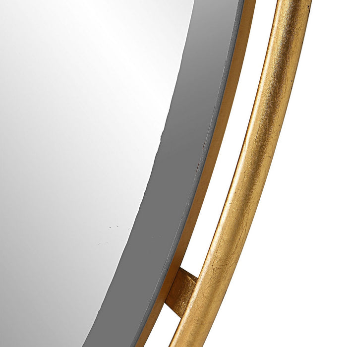 Uttermost 09832 Mirror, Antiqued Gold Leaf