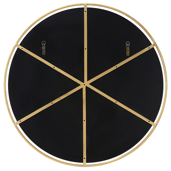 Uttermost 09832 Mirror, Antiqued Gold Leaf