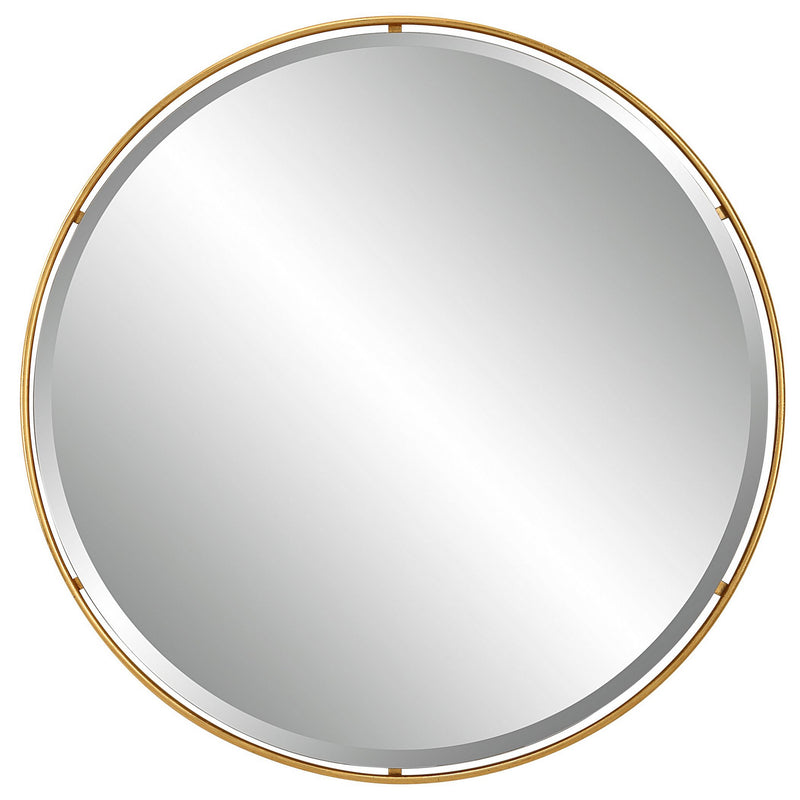 Uttermost 09832 Mirror, Antiqued Gold Leaf