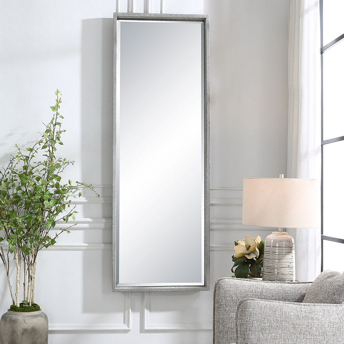 Uttermost 09847 Mirror, Textured Silver
