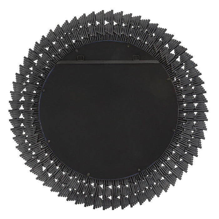 Uttermost 09848 Mirror, Burnished Steel Silver