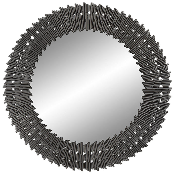 Uttermost 09848 Mirror, Burnished Steel Silver