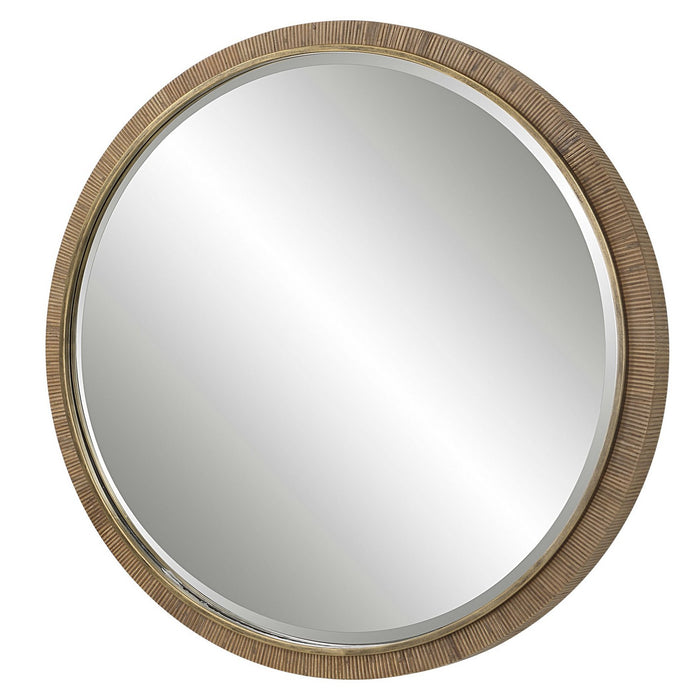 Uttermost 09849 Mirror, Antiqued Gold Leaf
