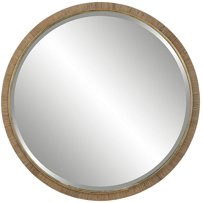Uttermost 09849 Mirror, Antiqued Gold Leaf