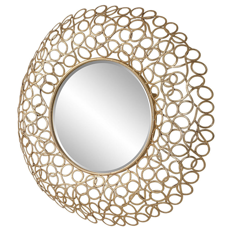Uttermost 09850 Mirror, Gold Leaf