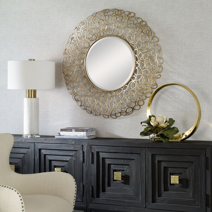 Uttermost 09850 Mirror, Gold Leaf