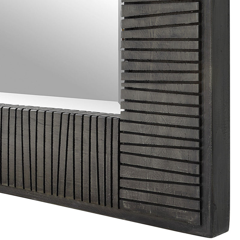 Uttermost 09851 Mirror, Rustic Wood