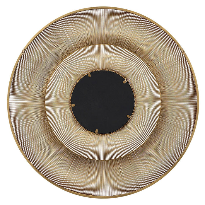 Uttermost 09852 Mirror, Brushed Antique Gold