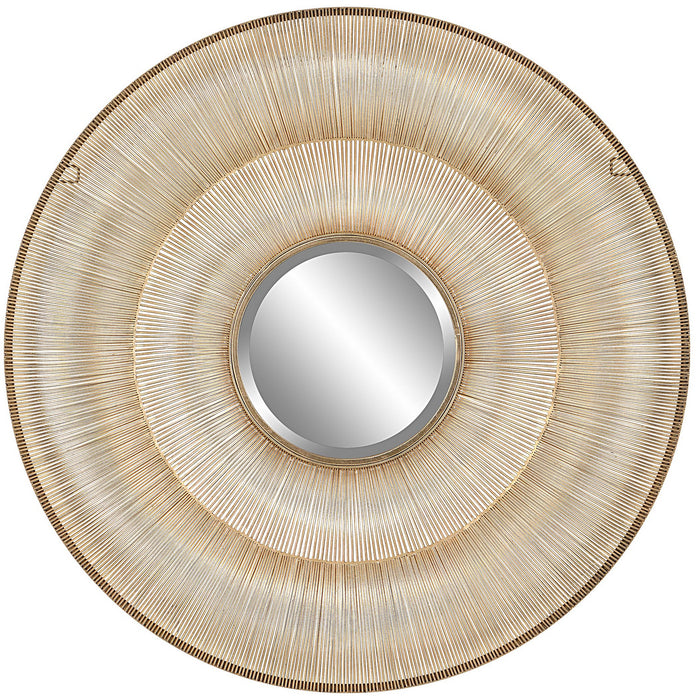 Uttermost 09852 Mirror, Brushed Antique Gold