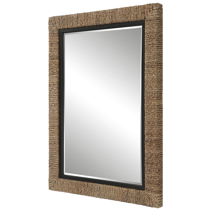 Uttermost 09853 Mirror, Matte Black Iron