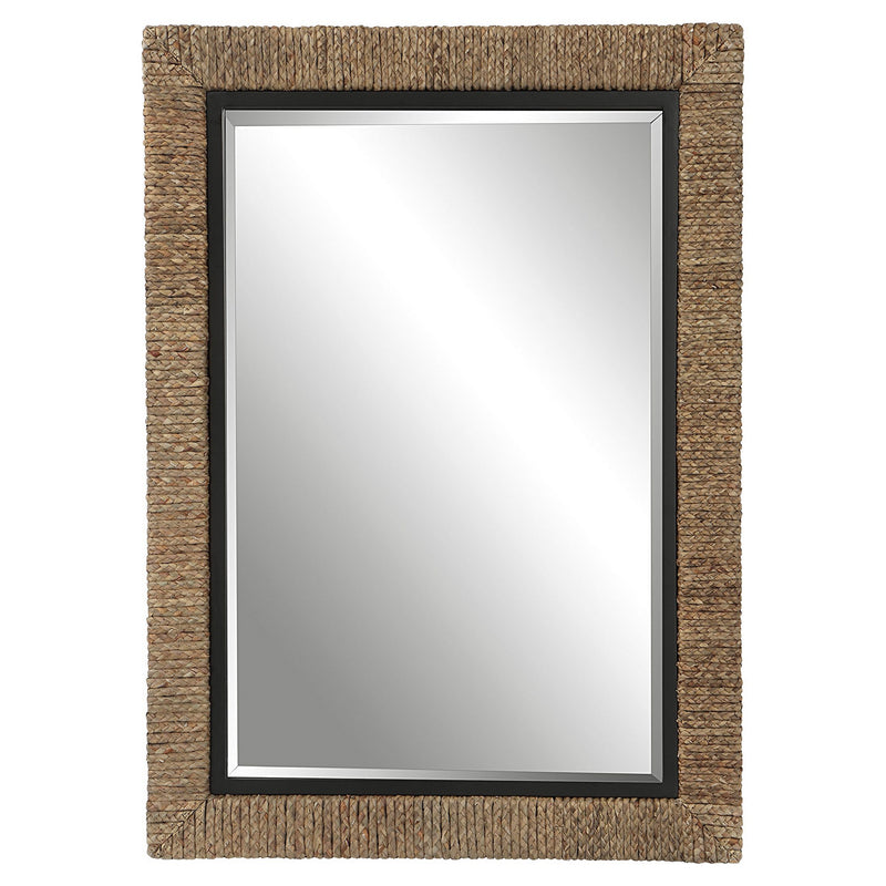 Uttermost 09853 Mirror, Matte Black Iron