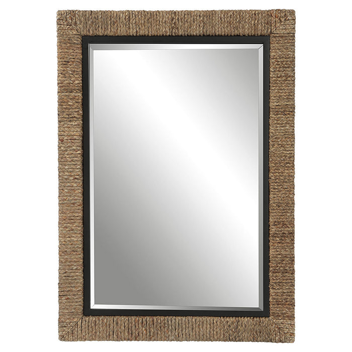 Uttermost 09853 Mirror, Matte Black Iron