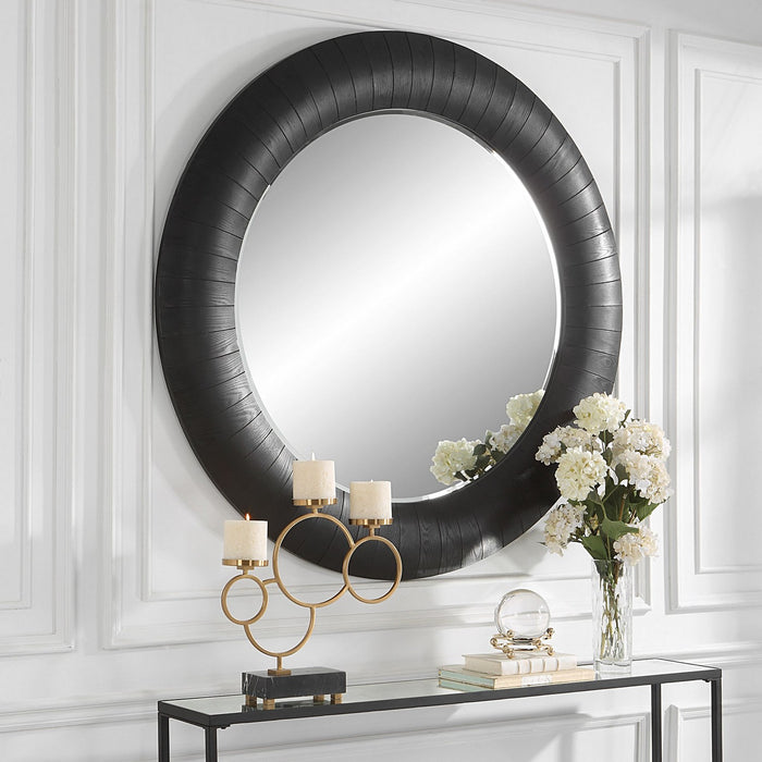 Uttermost 09855 Mirror, Dark Espresso Wood