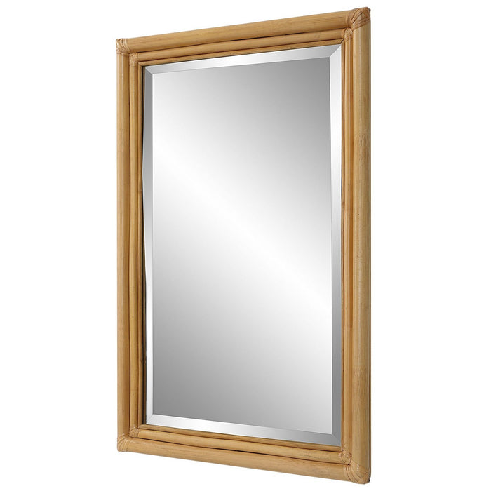 Uttermost 09858 Mirror, Natural Rattan