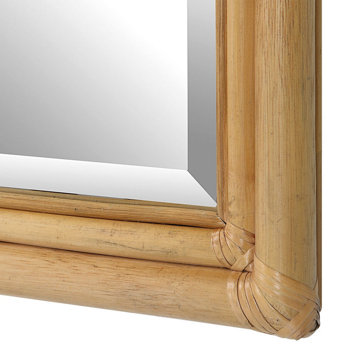Uttermost 09858 Mirror, Natural Rattan