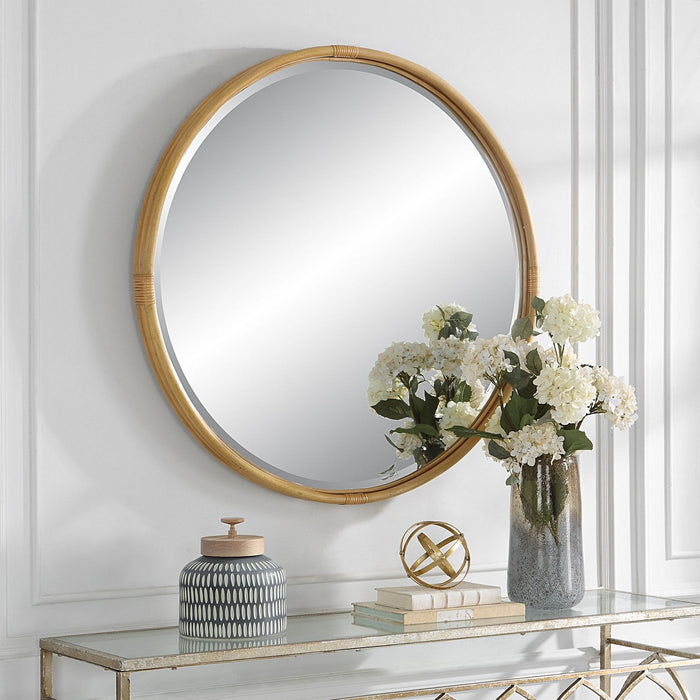 Uttermost 09859 Mirror, Natural Rattan