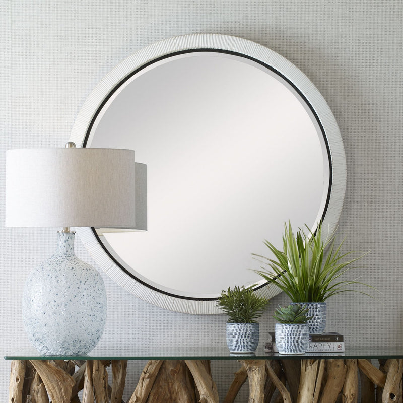 Uttermost 09860 Mirror, Matte Black
