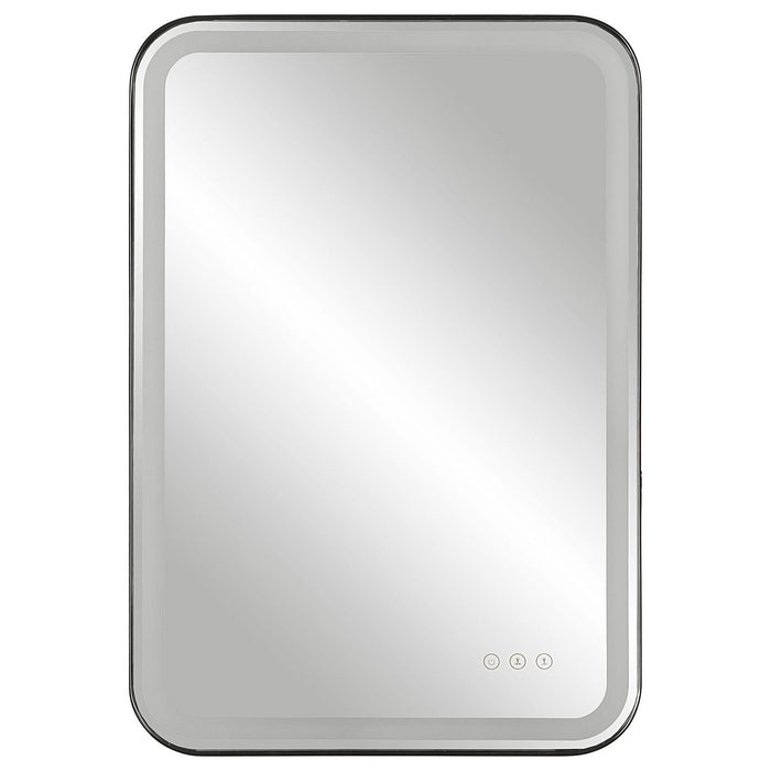 Uttermost 09861 Mirror, Satin Black