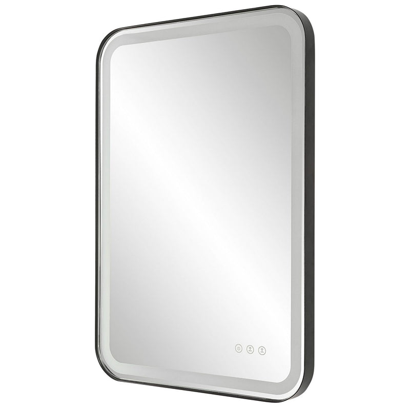 Uttermost 09861 Mirror, Satin Black